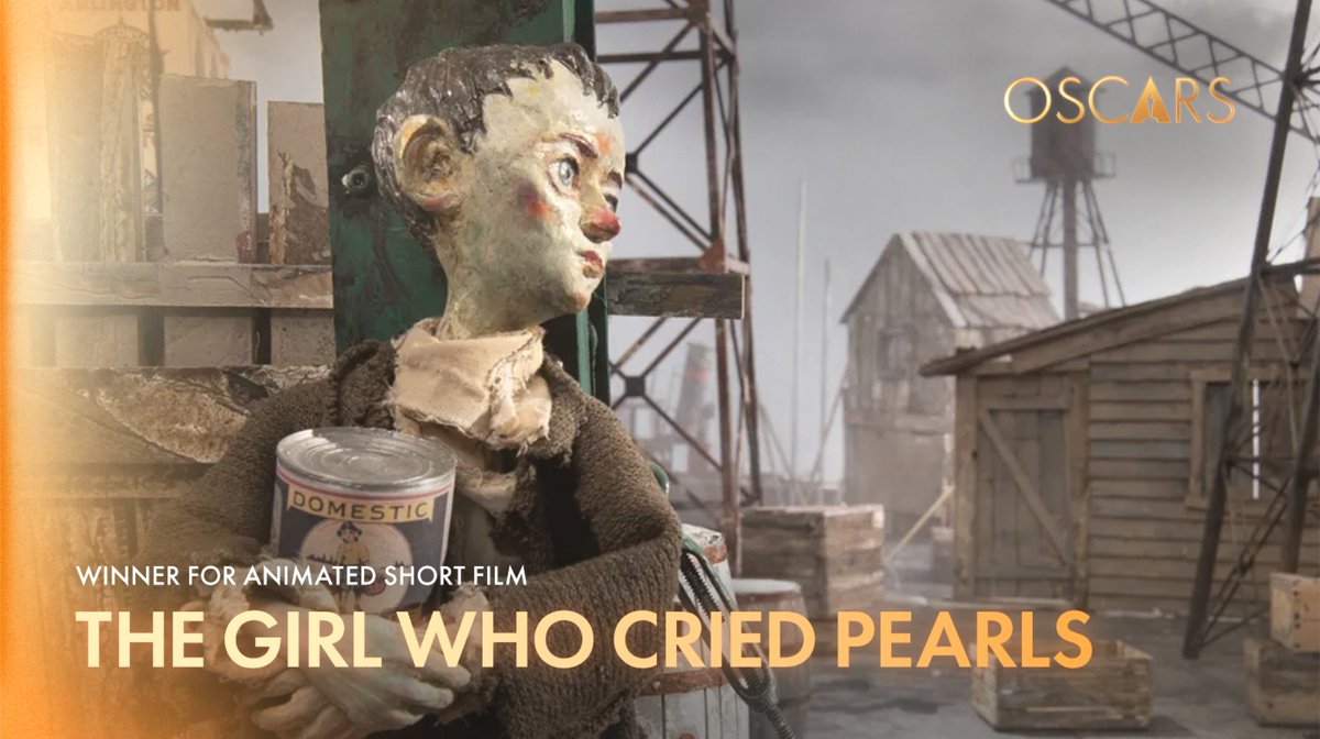 The Oscar for Best Animated Short Film goes to... THE GIRL WHO CRIED PEARLS! El Oscar a Mejor Cortometraje de Animación es para... La Chica que Gritaba Perlas 🏆😉 #Oscars #HBOMax