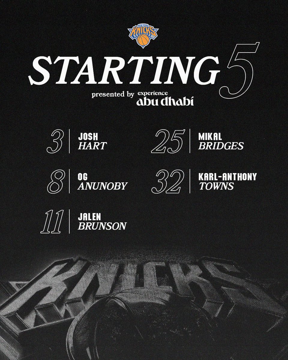 NEW YORK KNICKS tweet media