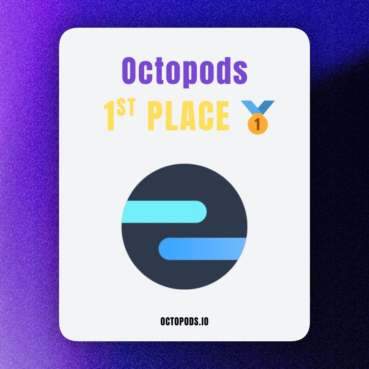 LaunchYourApp__'s tweet photo. Congratulations, @Octopodsio 🥇 https://t.co/q9Z1gVk28G