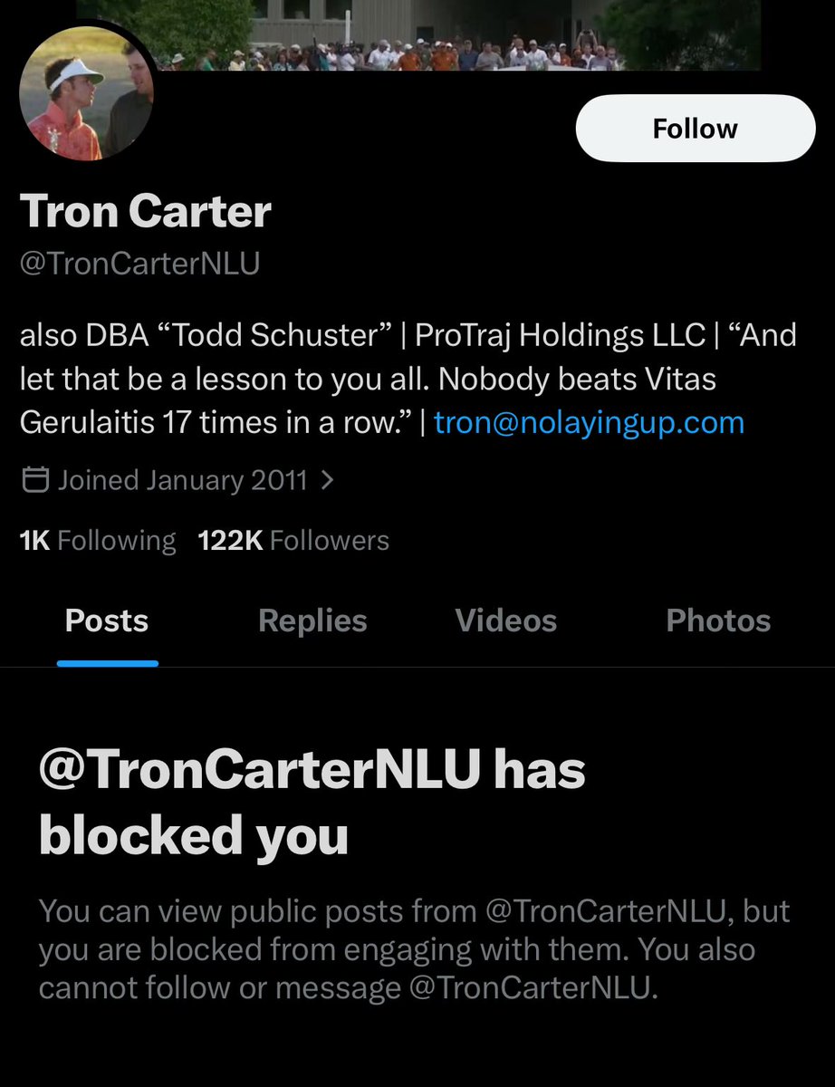 Used Golf FACTS tweet media