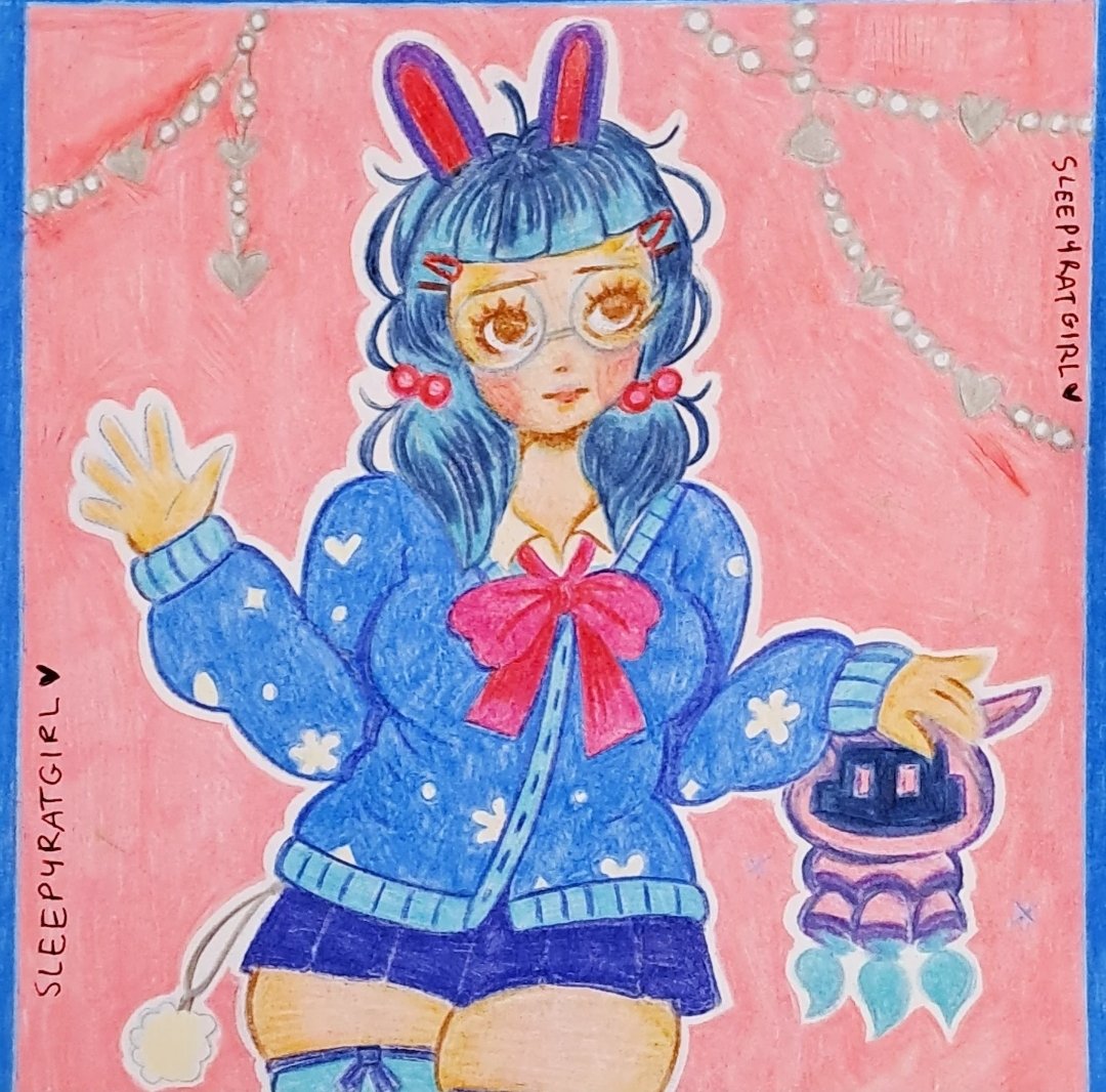 sleepyratgirl's tweet photo. i drew a gyaru outfit for mei inspired by her mythic skin 🩷🐰

#overwatch #overwatchfanart #meioverwatch #overwatchmei #fanart @PlayOverwatch https://t.co/48k0yvsIAs