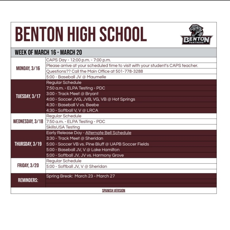 Benton High School tweet media
