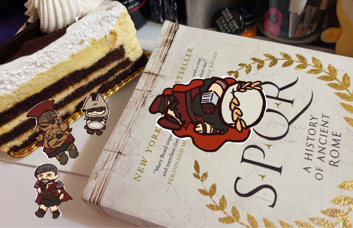 Lantern_Ader's tweet photo. theyre waiting | happy ides of march #FalloutNewVegas 
some cake and spqr https://t.co/MdjNKFFPaV
