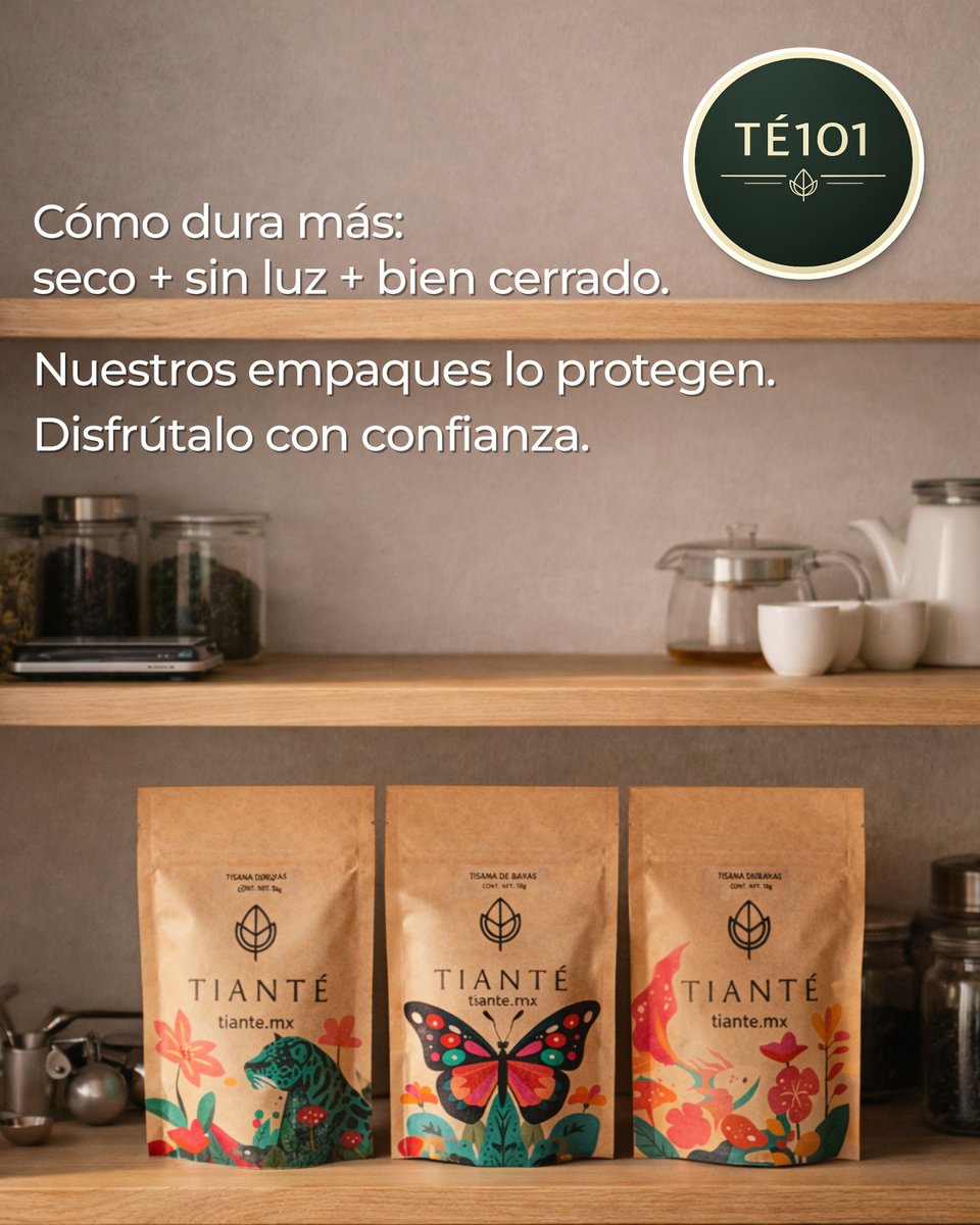 TianTeMX's tweet photo. ¿El té caduca? 👀🍃
No como un alimento fresco: tiene consumo preferente. Puede perder aroma y sabor, pero no es un riesgo si estuvo bien guardado 🫖✅
#TIANTÉ #Te101 #ConsumoPreferente #TeaTips #TeDeEspecialidad #RitualDeTe #TeaLovers #Té https://t.co/lMFBz2hiIA
