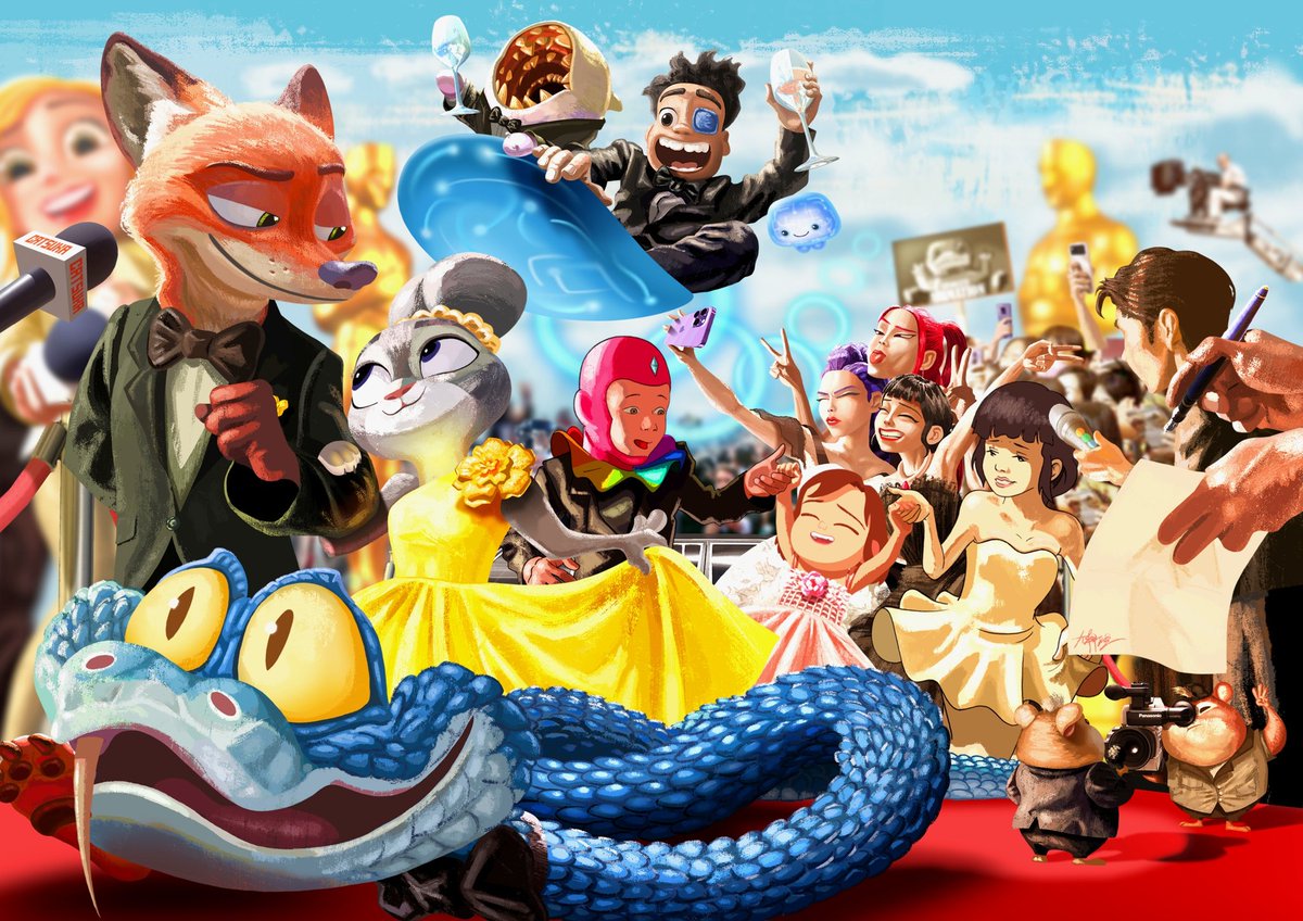 walking the red carpet✨

#oscar #bestanimatedfeature