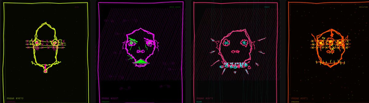 I don't have enough ETH to buy <a href="/XCOPYART/">XCOPY 🏴</a>  so I picked up some <a href="/freaksone1/">Freaks.one</a> . Pretty cool and the art style is quite similar