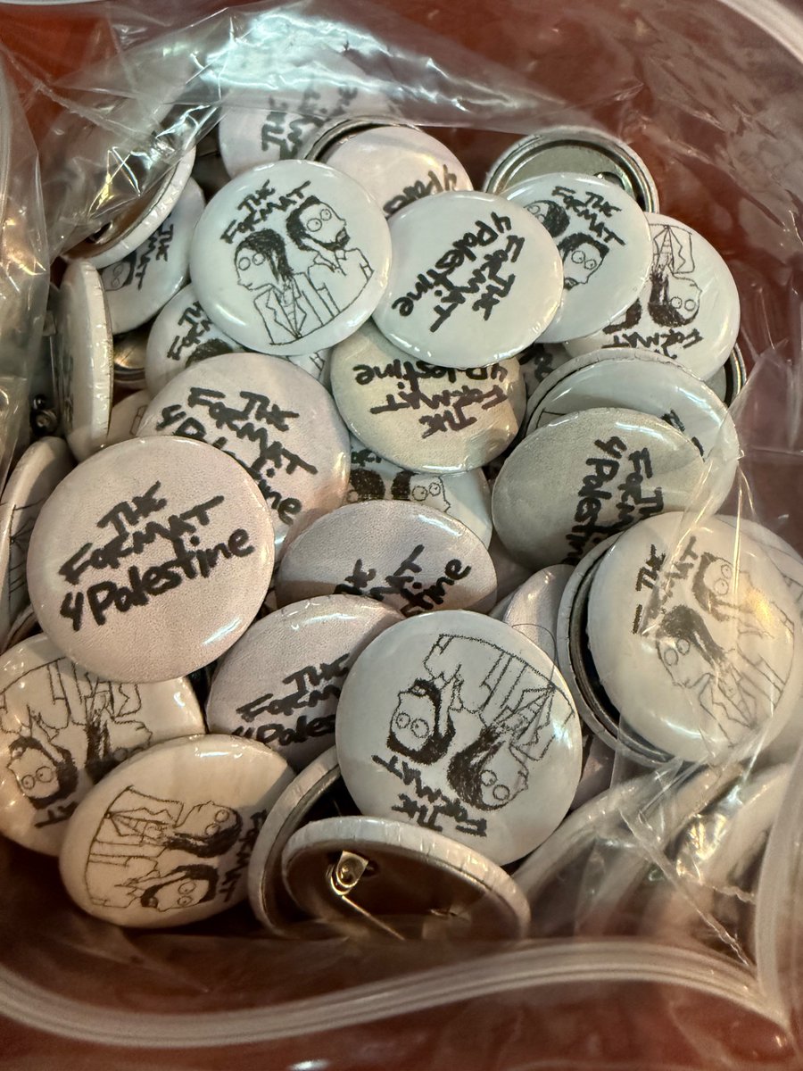 tyler_has_been's tweet photo. @NwistyOnline Made some pins today for the Format Texas shows. Yeehaw. I’m bringing bracelets to sell before doors with two options of donating to Sameer project or a PayPal pool that goes towards families on the ground. https://t.co/qIDmSWkgS0