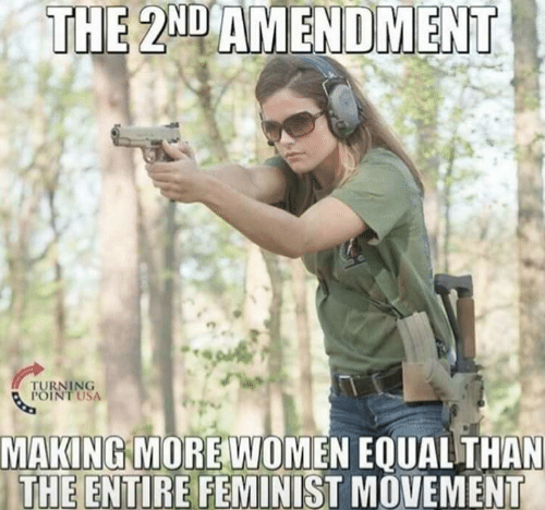 Bulldog_onsite's tweet photo. Me: gun enthusiast ✅
The 2nd Amendment: empowering women more than some would expect 🔫
Do you agree or disagree? https://t.co/D1gwscwawG