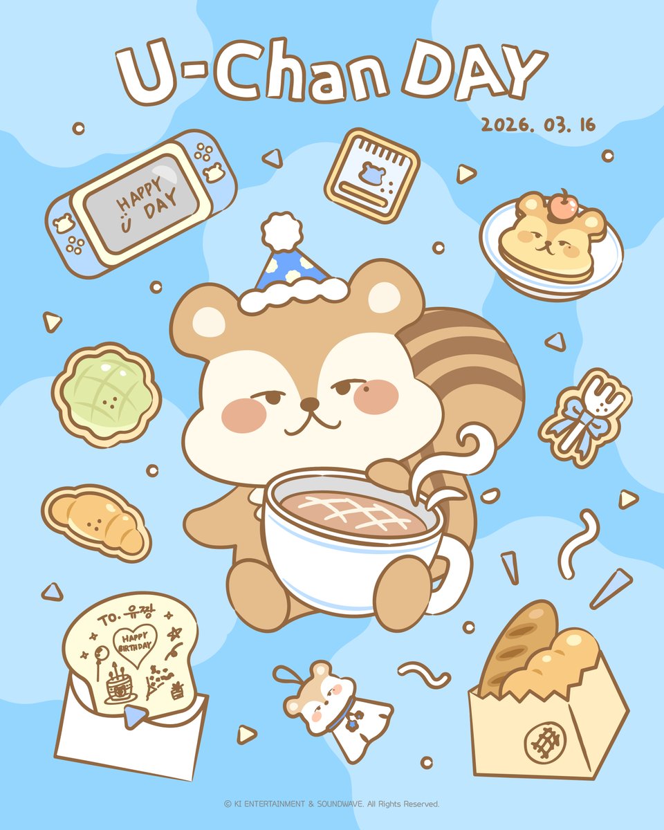 2026. 03. 16 🐿️ 
온앤오프 유토 &amp; 온꼬미즈 유짱
생일 축하해 🎉💙

#HAPPYYUTODAY
#HAPPYUChanDAY
#온꼬미즈 #ONKKOMIZ
#온앤오프 #ONF