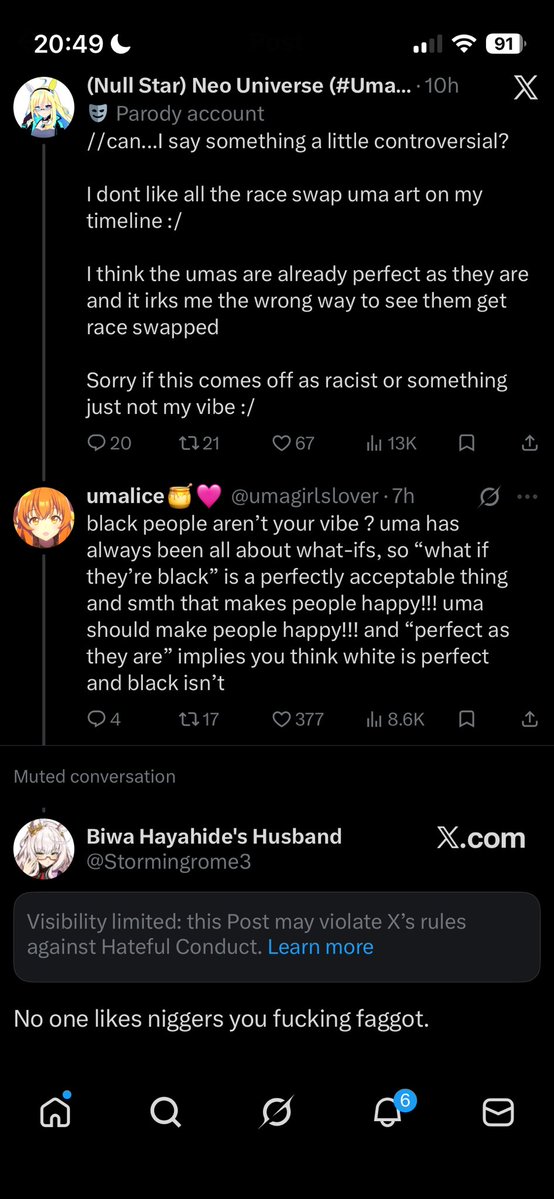 if these are the people agreeing with you, you might want to reconsider what you said