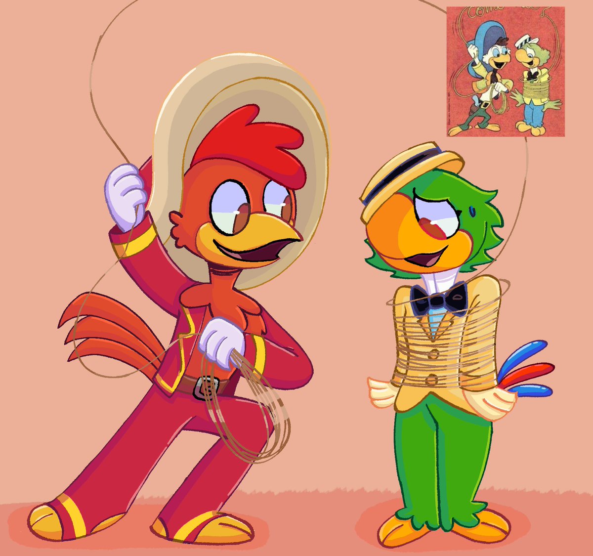 Subiendo cualquier cosa de los tres caballeros hasta que reviva el fandom/ día 135 (tarde como siempre 😭) #thethreecaballeros #lostrescaballeros #panchitopistoles #josécarioca #panjosé