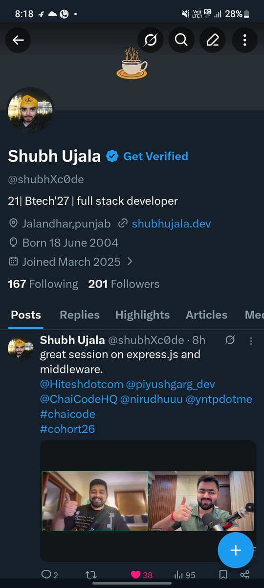 Shubh Ujala tweet media