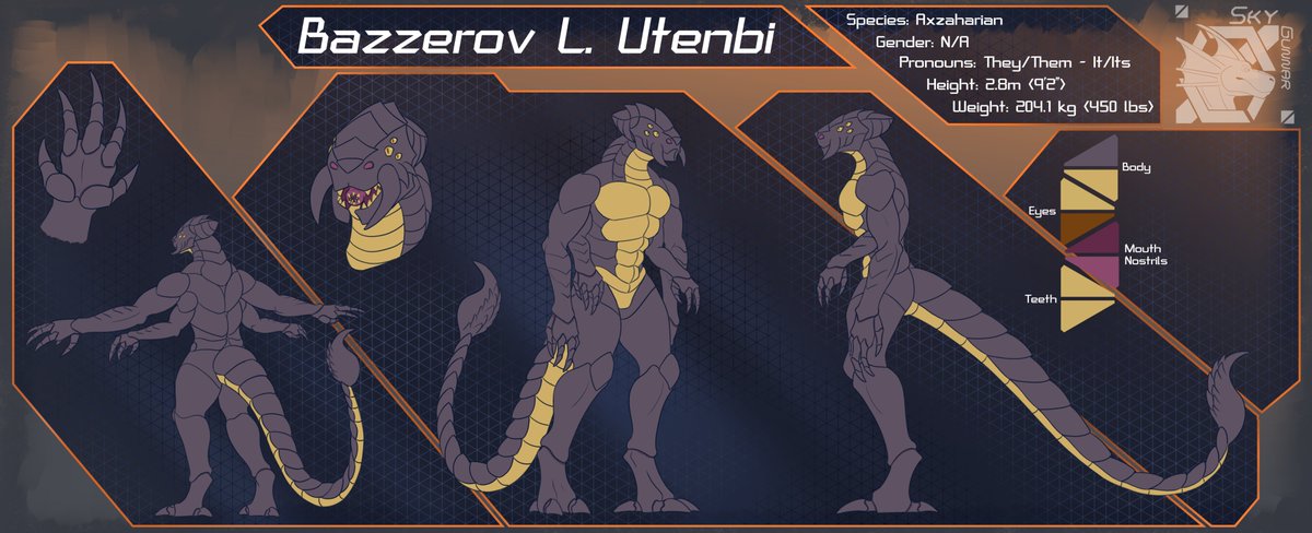 Ref sheet comm for <a href="/OhHeyChitter/">meowdow</a> 

Thank you :)