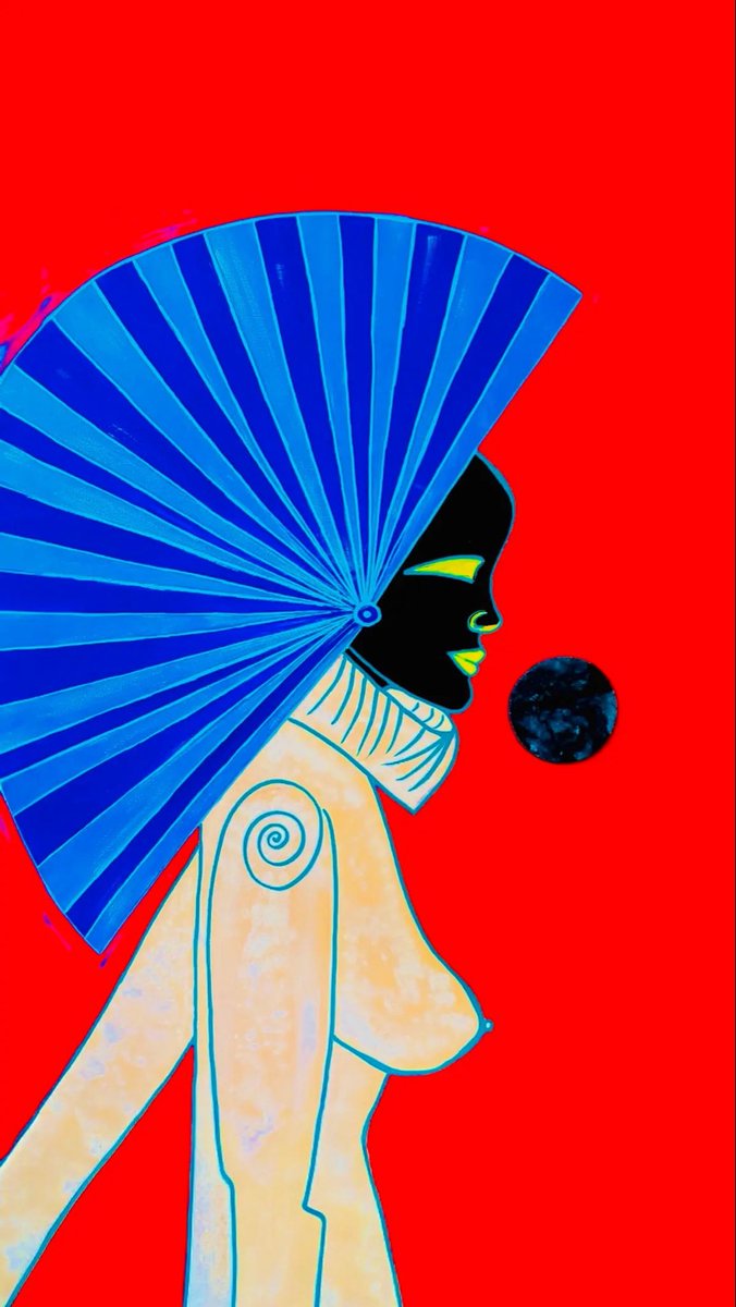 artandvault's tweet photo. AFRO BEAUTY 
by Emela Brace Nomolos
@nomolosleon https://t.co/ZbwCUEyQp4
