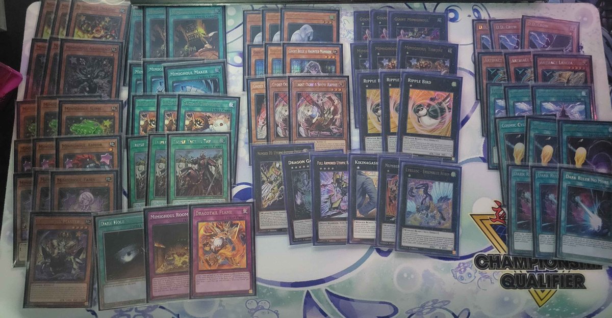 ThisGuyMemes's tweet photo. 3-1 at genesys celebration second place only loss was against exosister deck feels great i wanna mess around with the non engine and side but i threw this together last moment. happy with the performance #YGOGenesys https://t.co/eKGoCgEWvp
