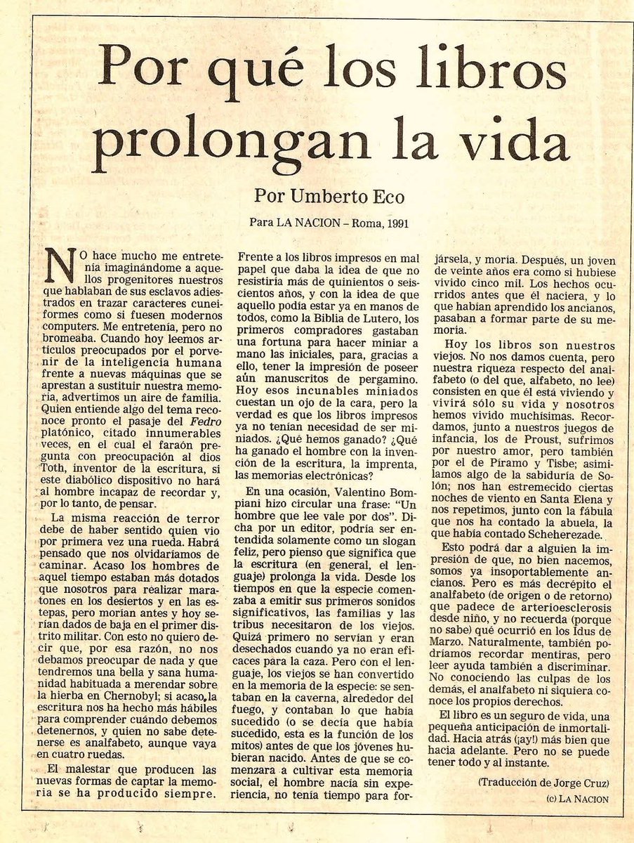 TicEducativas's tweet photo. Leer no es solo acumular datos, es hackear el tiempo. ⏳📚

Umberto ​Eco nos recuerda que quien no lee vive una sola vida; quien lo hace, ha vivido 5,000 años. 💡✨

​#InnovaciónEducativa #EdTech #Lectura #Docentes #Formación https://t.co/XxNZkpU48C