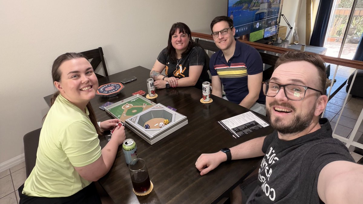 zacharytschmidt's tweet photo. found a board game that lives up to the "unique" label. We got to try out Base on Board (a baseball board game) for our latest game night! Huge thanks to @baseonboard and @tryazon for gifting us this game to try out!
#BaseOnBoard #DKLab #GameNight #Tryazon #BoardGames #Tabletop https://t.co/xUJhjn0AU8