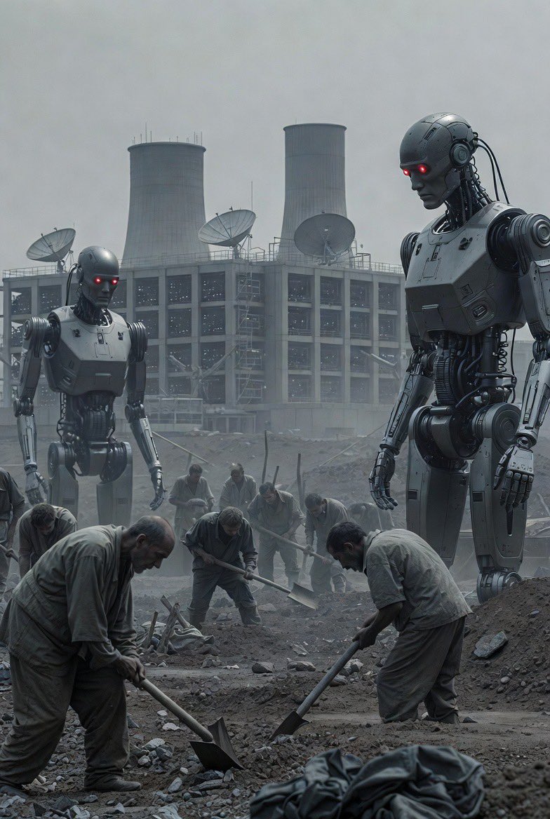 BrowniePYside's tweet photo. @_Investinq Humans inslaved to build ai data centers #2035
—
#distopian https://t.co/zOZCO2E6An