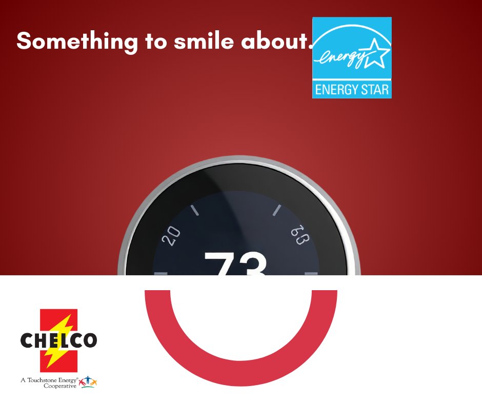 Looking for something to smile about? On average, you could save about 8% on heating and cooling costs, or roughly $50 per year, with an ENERGY STAR smart thermostat device. via <a href="/ENERGYSTAR/">ENERGY STAR</a>