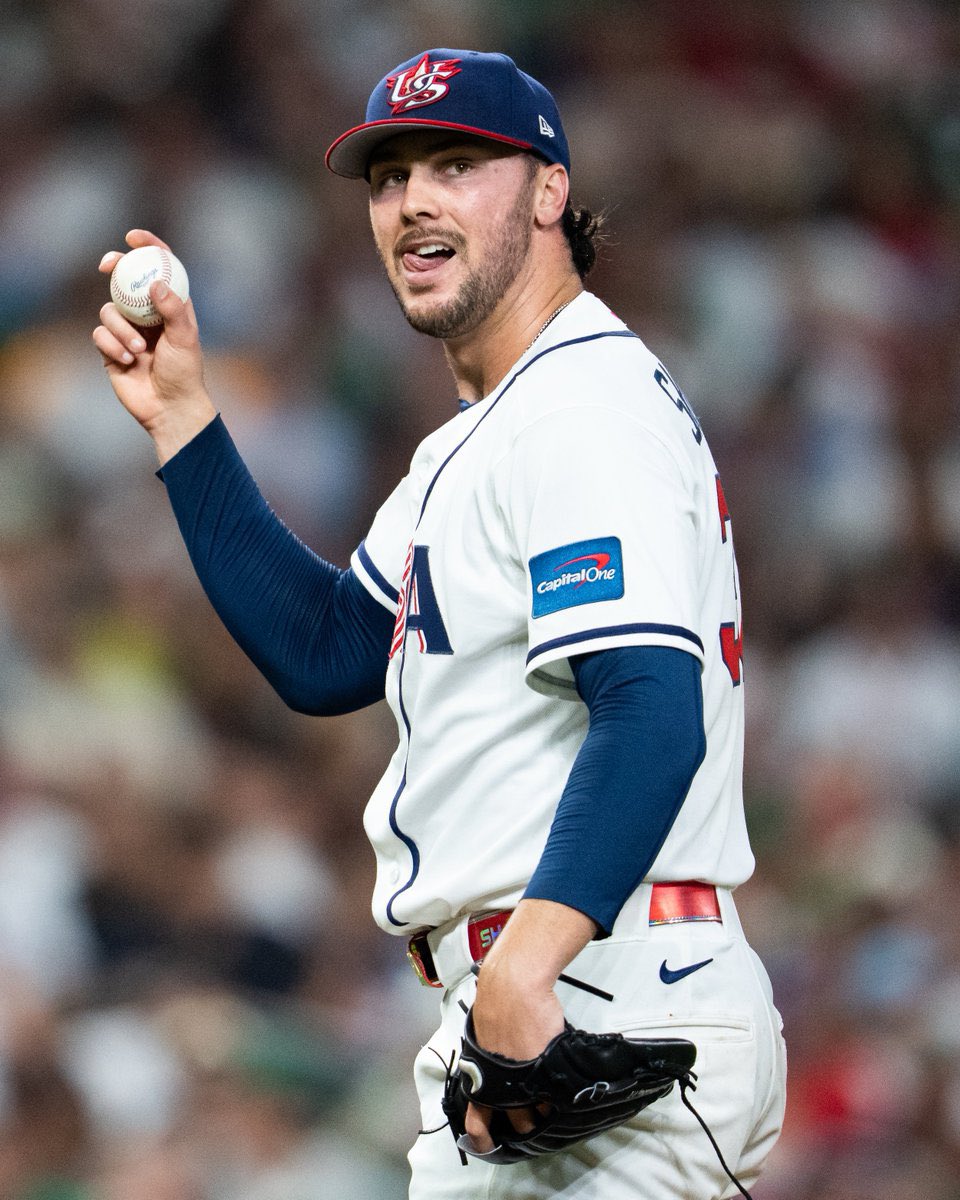 Kuno75's tweet photo. In Skenes we trust ๐ซก ๐บ๐ธ #USAvsDOM #WBC2026 https://t.co/dRwyR35eNu