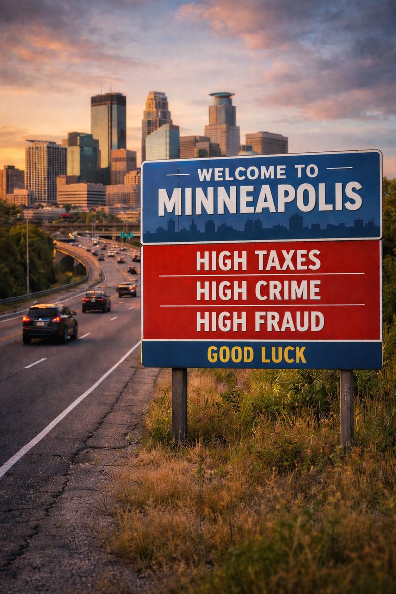 MusicLoveRobot's tweet photo. Welcome to Minneapolis. Please lock your car and pay your taxes. https://t.co/GzKDEA7pFa