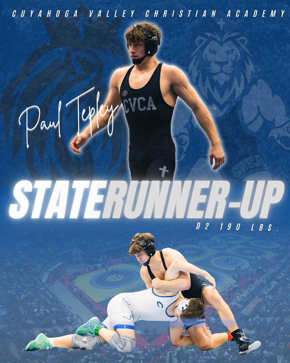 CVCAathletics's tweet photo. Sophomore Paul Tepley finishes as State Runner-up. Senior Rocco Czarnecki places 4th. Great job boys! https://t.co/x2gsUv3Br3