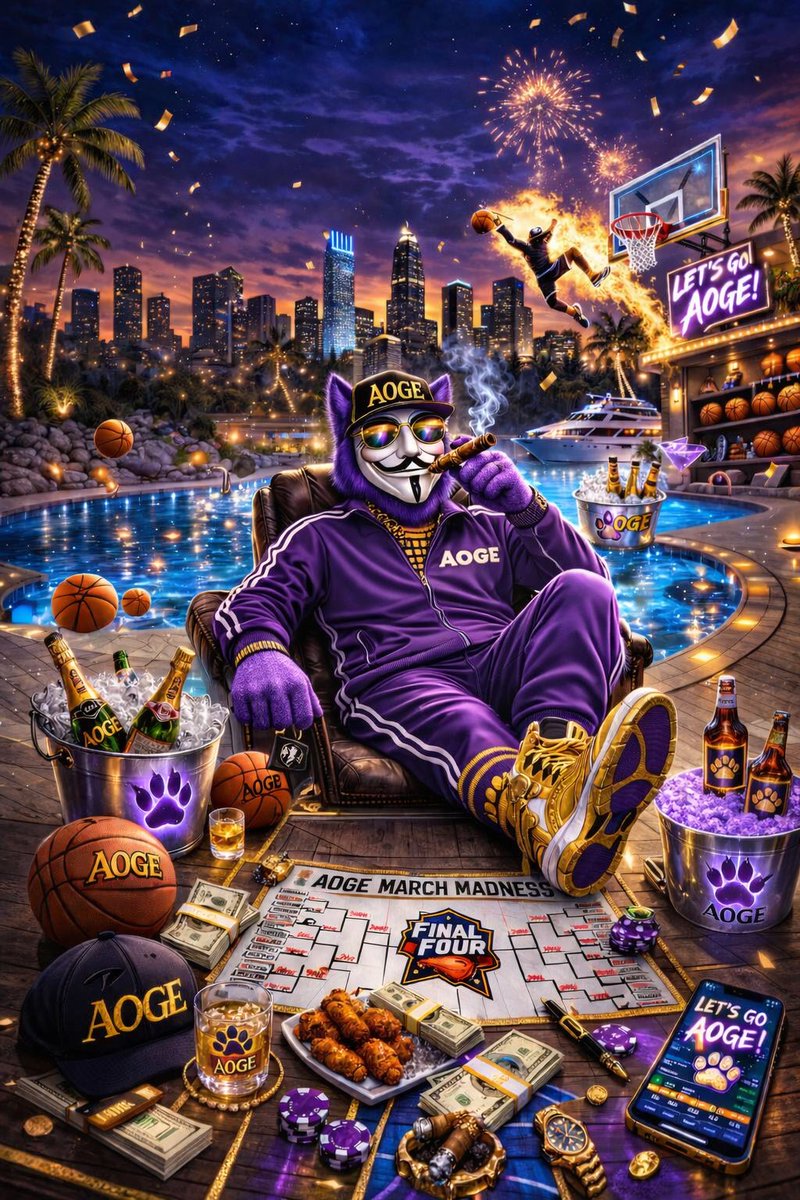 Selection Sunday is here.

The brackets are set.
The madness begins.

Who’s going all the way?

Meanwhile… the CTO AOGE community keeps advancing. 🐾🎭

🏀 #MarchMadness
🐾 $AOGE