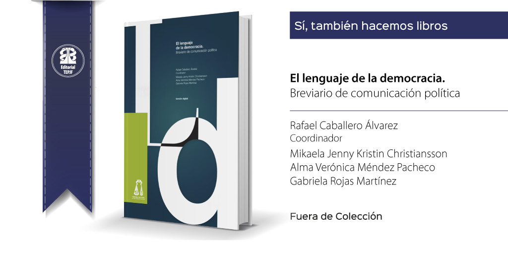 EditorialTEPJF's tweet photo. #HablemosDeLibros | “El breviario sirve como puente entre lo que ocurre en la arena política y la ciudadanía, que históricamente ha tenido un rol de receptor pasivo de noticias e información de los medios y de la opinión pública.” https://t.co/pBHXtzlmv0