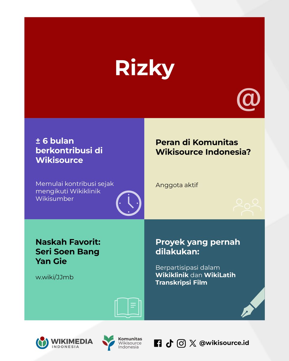 wikisource_id's tweet photo. Yuk tuliskan naskah favorit Kawan Wiki di kolom komentar👇

#komunitaswikisourceindonesia #wikisource #wikisumber #wikimediaindonesia #wikimediamovement https://t.co/ispbWIyYYO