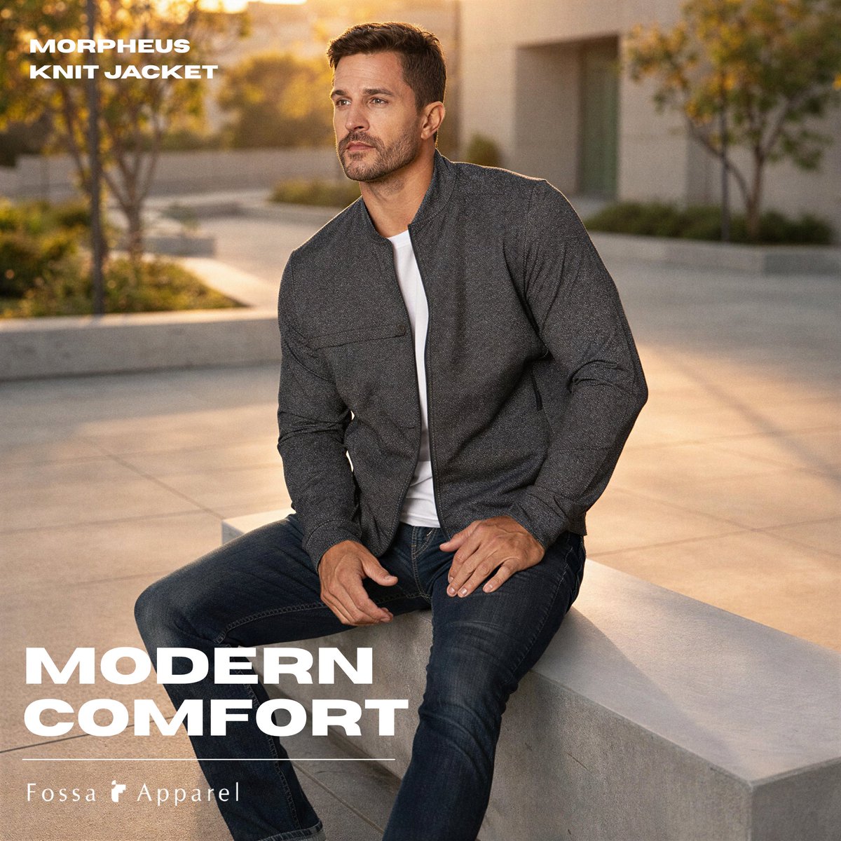 FossaApparelInc's tweet image. Built for movement.
Styled for everyday wear.

The Morpheus Knit Jacket.

#FossaApparel #EverydayWear #ModernStyle