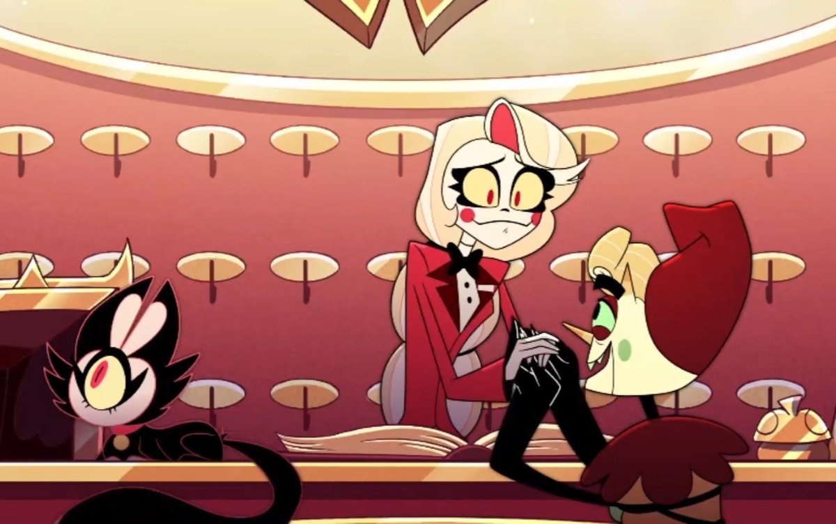 ArmentaRod96's tweet image. They believe we'll see redeemed sinners in season three, and that they'll already be in heaven at the start of the season or during the course of the episodes
😈😇👀
#HazbinHotel #Season3