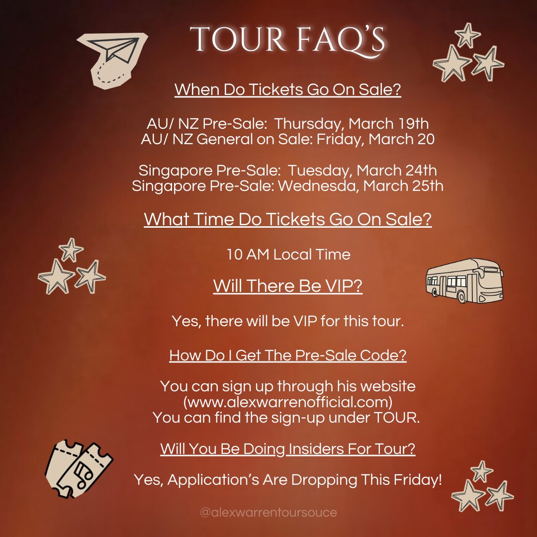 Alex Warren Tour Source tweet media