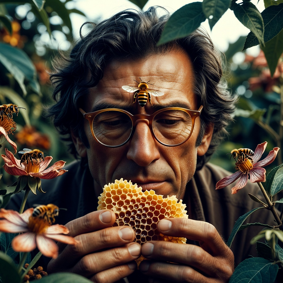 supraelysium's tweet photo. The Beekeeper 🐝
created w/ @grok Imagine
#AIart #InspiredArt https://t.co/ZnK1bFaOg6