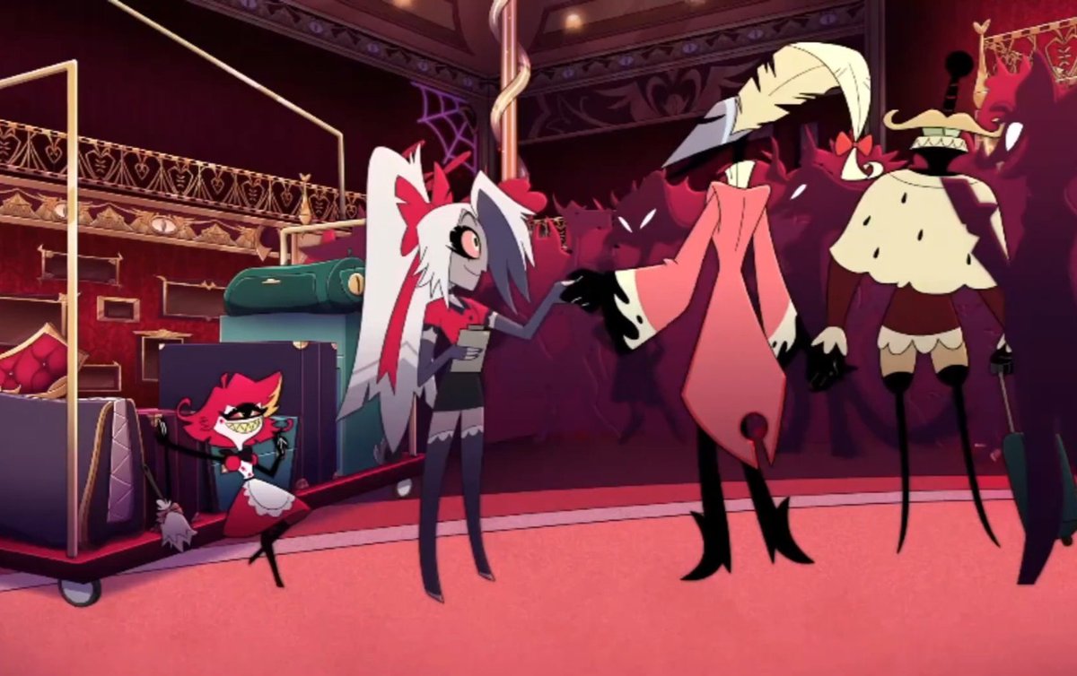 ArmentaRod96's tweet image. They believe we'll see redeemed sinners in season three, and that they'll already be in heaven at the start of the season or during the course of the episodes
😈😇👀
#HazbinHotel #Season3