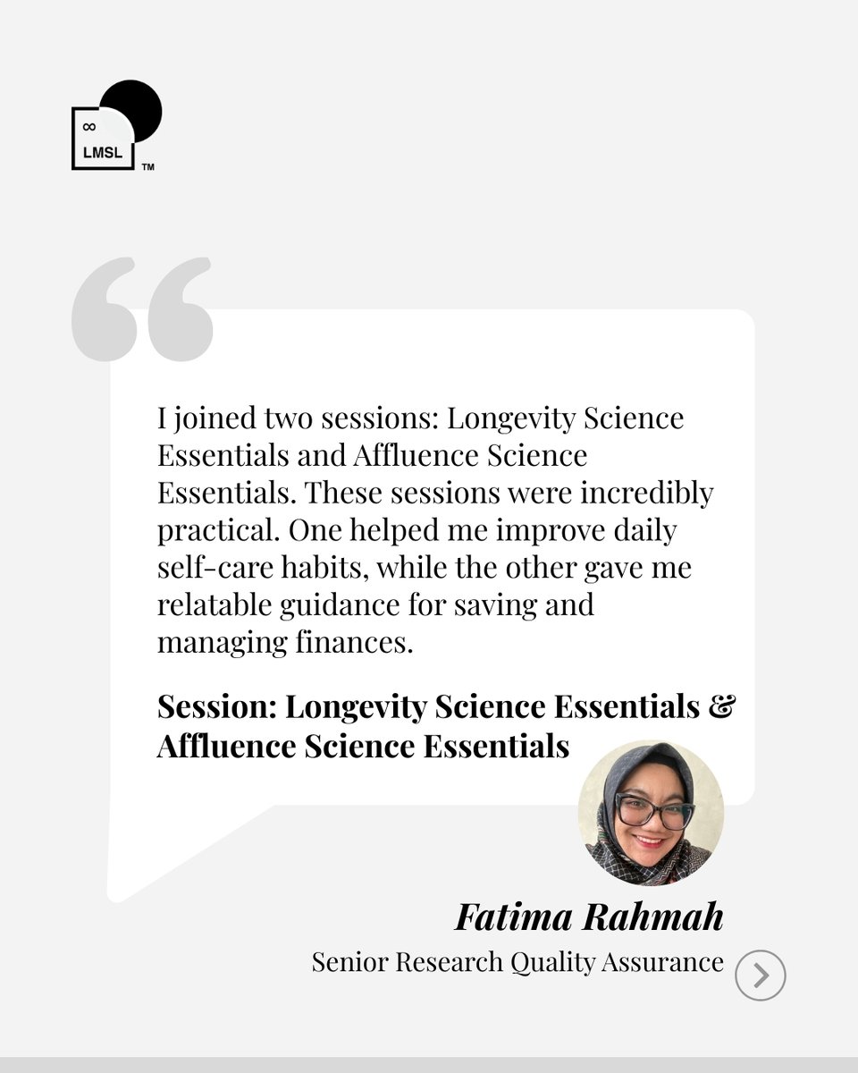 WeScienceLabs's tweet photo. Real growth. Real stories.

From emotional clarity to stronger discipline, hear how our Live Online Sessions helped participants level up personally and professionally

🔗 Join the next session: https://t.co/eEM05Xkk9K
#WellbeingScienceLabs #Wellbeing #Testimonial #Inhousesession https://t.co/g3Mh2btWJ4