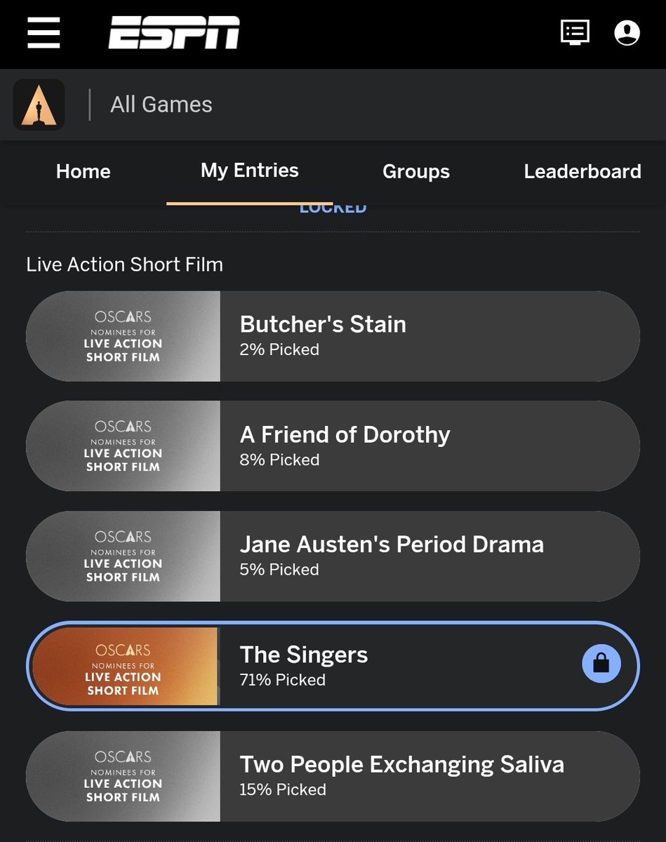 How does a tie at the #Oscars affect the gamblers?