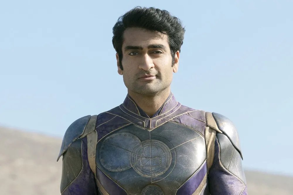 Kumail Nanjiani presenting at the Oscars.

“The body of a Marvel Comics superhero and the voice of a Marvel Comics collector.” — Conan O'Brien