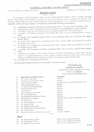 Committees of NA tweet media