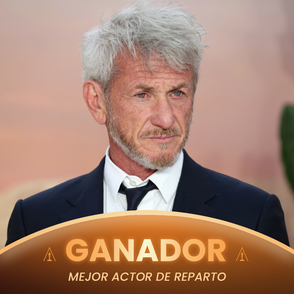 Sean Penn gana por MEJOR ACTOR DE REPARTO por One Battle After Another, aunque no se presentó a la ceremonia
#Oscars2026