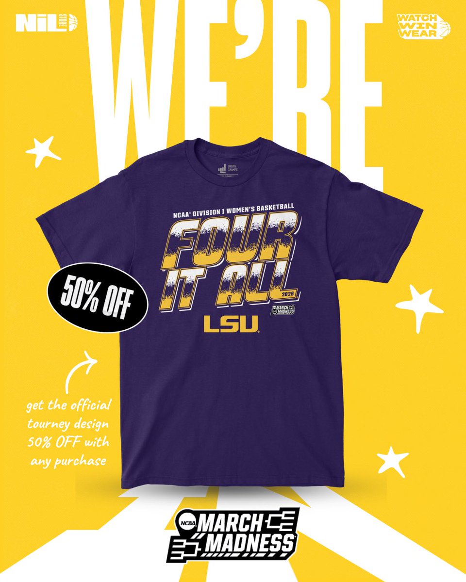 LSU NIL Store tweet media