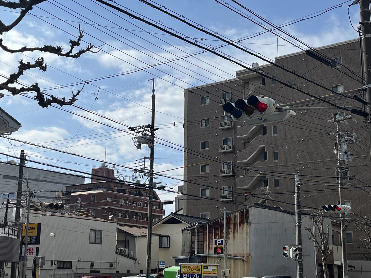 今日も元気に稼働してます。 #信号機