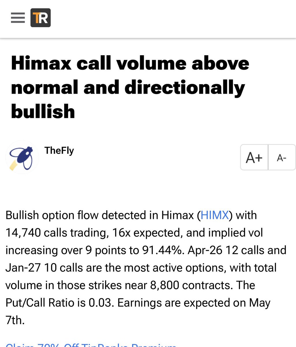 HausChefDan's tweet photo. $Himz Unsual options April 
$nvda
Secret weapon in many components and devices 
@Reddit 
@unusual_whales 
@CNBC https://t.co/WvwUjs7hpB