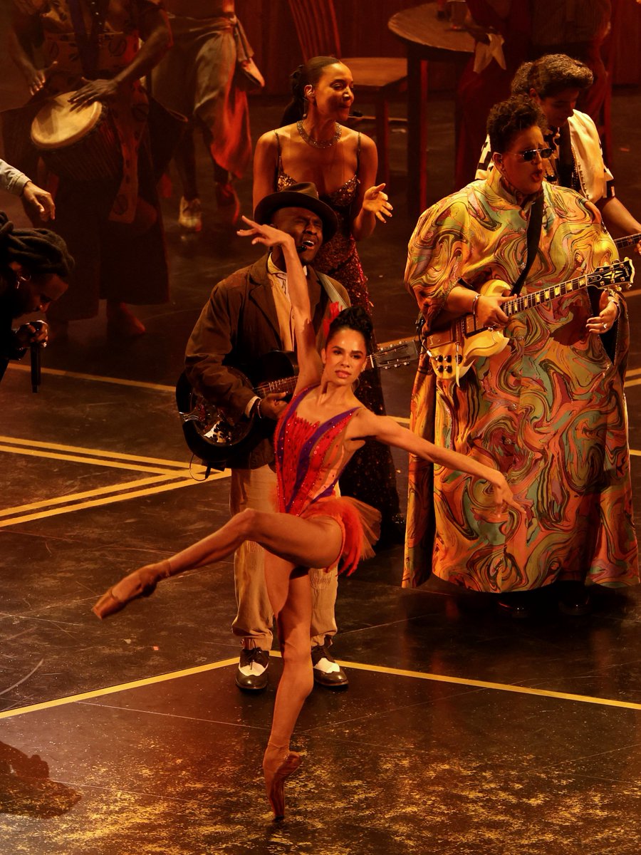 billboard's tweet photo. Misty Copeland performs with the ‘Sinners’ cast and more at the #Oscars https://t.co/vEUKCG4shi