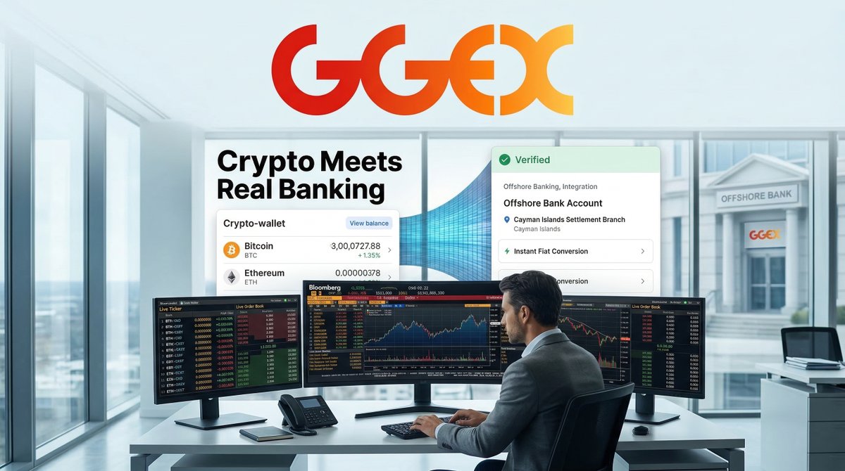 GGEX_Official's tweet photo. Moving funds between crypto and traditional banks has long been a trading pain point. 💸🏦

GGEX plans Labuan Offshore Bank Account integration — aiming to become the only exchange with authorized offshore banking access. 🌍🔗

Bridging digital and traditional finance.

#GGEX https://t.co/daz4ZOASlO