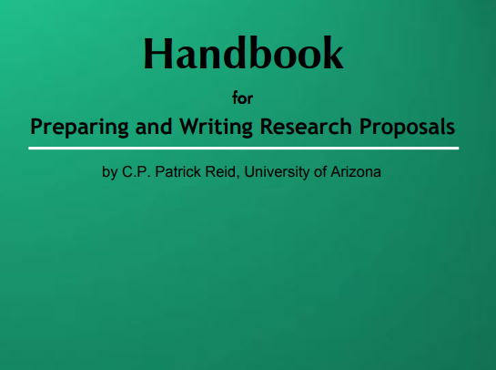 Handbook for Preparing and Writing Research Proposals

Download link: iufro.org/media/fileadmi…