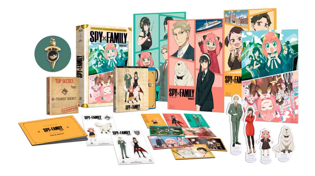 Cinemascomics's tweet photo. Analizamos la Edición Coleccionista Blu-ray de Spy x Family Temporada 2 🕵️‍♂️

La familia Forger vuelve con 12 episodios, pósteres, cards, libro y extras en una edición espectacular.

Una joya para fans del anime. https://t.co/ycoDOjmHxE

#SpyxFamily #Anime #Bluray #SelectaVision https://t.co/VEGE52AarM