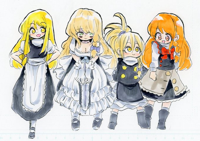 再掲。
よー再掲してるのでせめて高画質スキャンしてみた。髪の毛は皆違うコピックで塗ってるけどUDKっちとRIくんは髪色逆の方がそれっぽいなと思った(こなみ) 