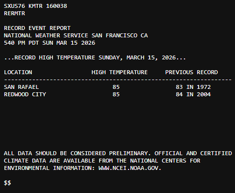 NWS Bay Area 🌉 tweet media