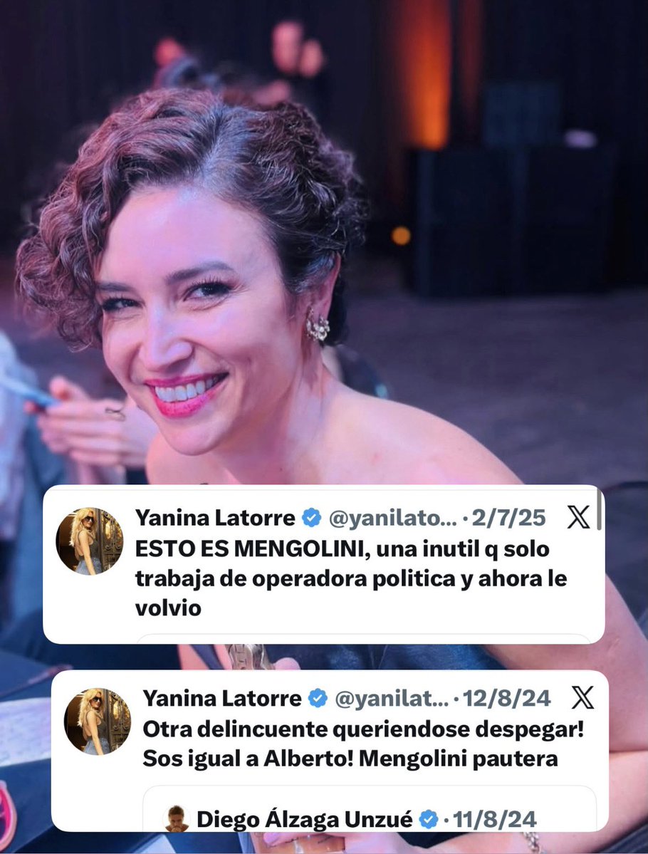 Al final Yanina Latorre se la agarraba con Mengolini PORQUE LE PAGABAN

¿Como no la va a odiar? ¿Como no la va a insultar? ¿Como no lo va a tratar de chorra?

El gobierno la financiaba a Yanina y Mengolini era una AMENAZA PARA SU TONGO.

Siempre con <a href="/juliamengo/">Julia Mengolini</a>