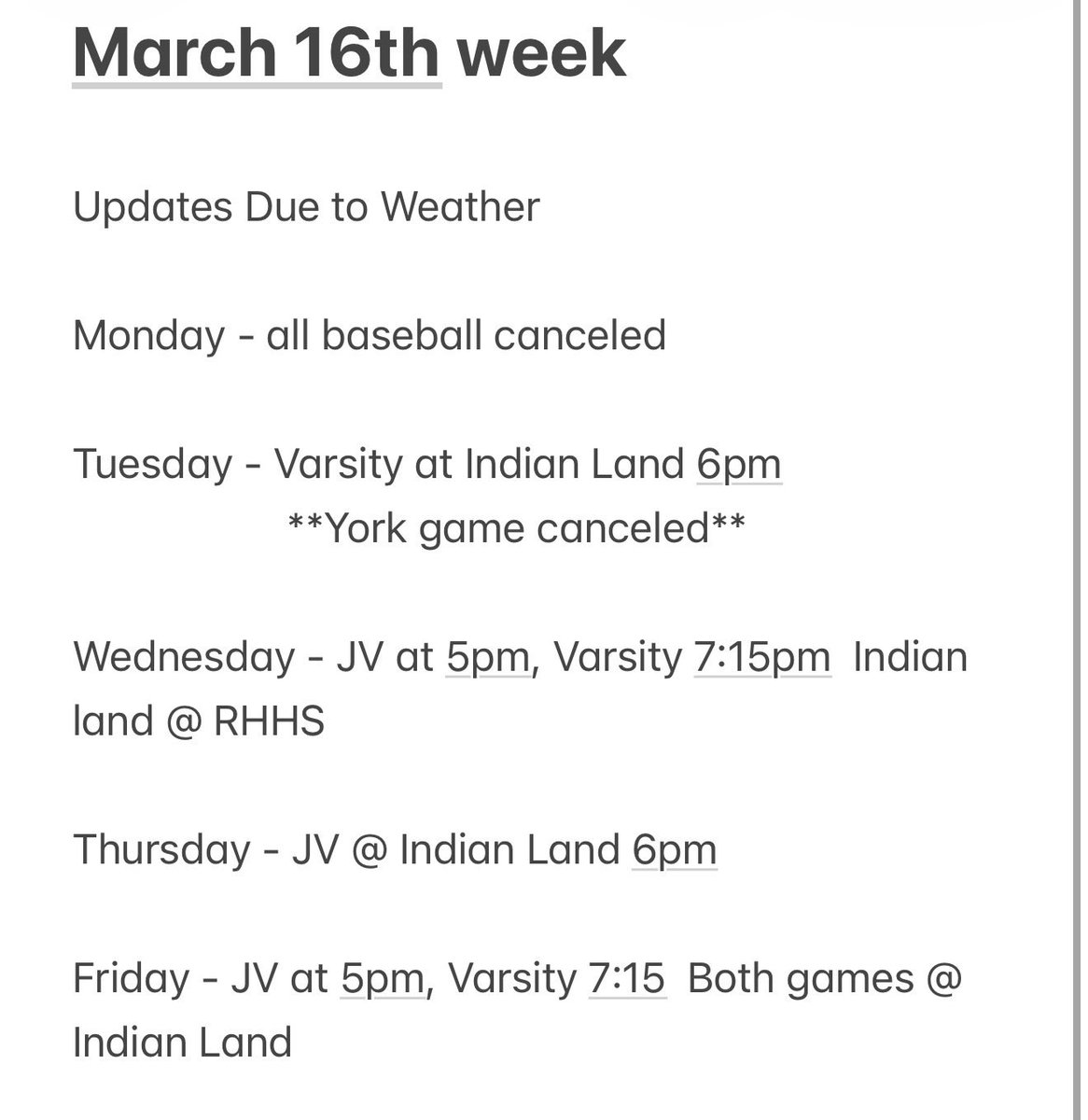 Rock Hill Baseball tweet media